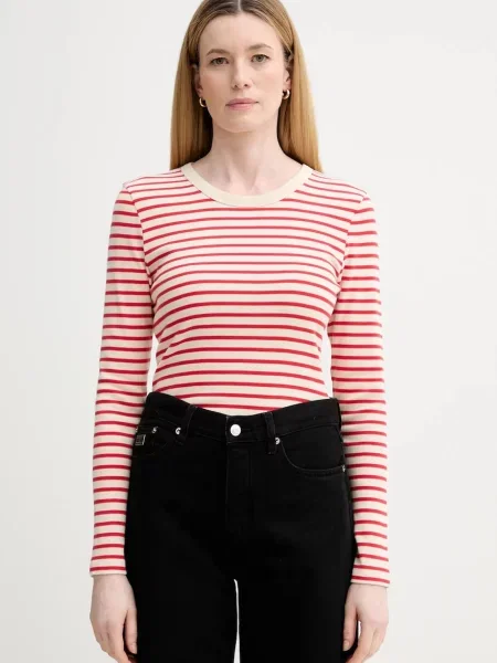 Tricou mânecă lungă Marc O'polo roșu