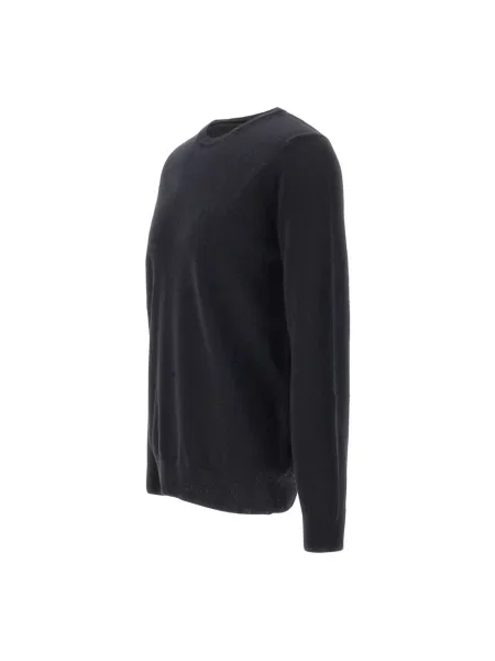Sweter Kangra wełniany czarny