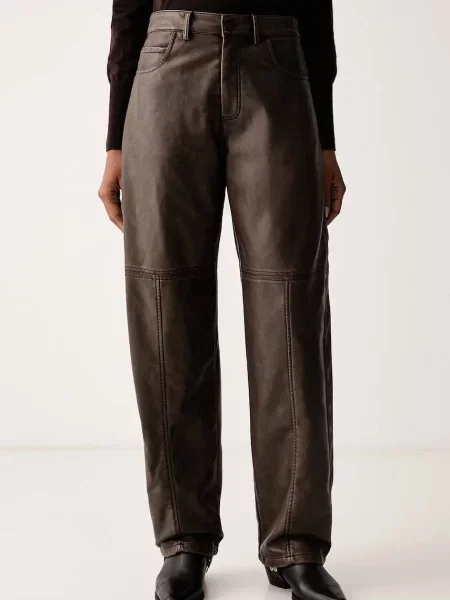 Pinko Pantaloni Papavero | Mom Fit maro