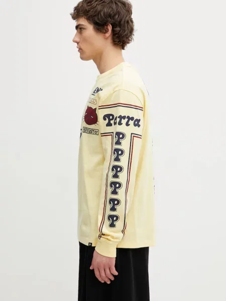 By Parra Never sinister longsleeve żółta