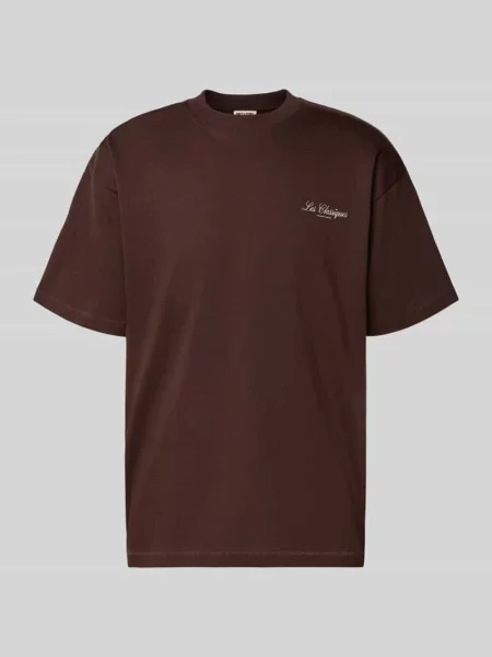 T-shirt o kroju loose fit z czystej bawełny model LES CLASSIQUES' Only & Sons
