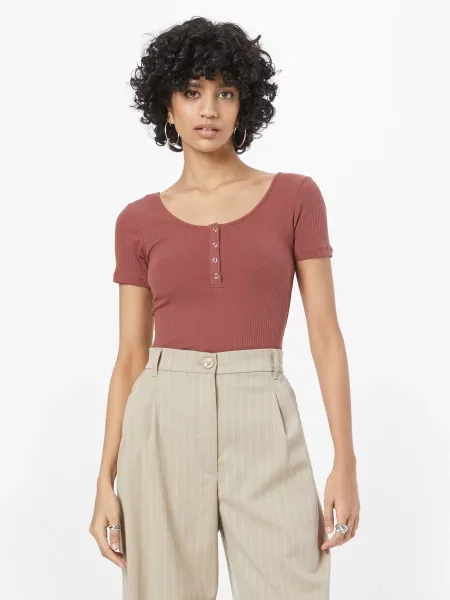 PIECES Tricou KITTE ruginiu roșu