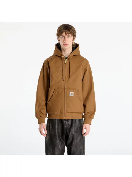 Μπουφάν Carhartt WIP Active Jacket Hamilton Brown Rigid UNISEX XS καφέ