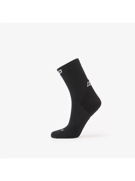 Șosete CEP Core Run Mid Cut Compression Socks Black S negru