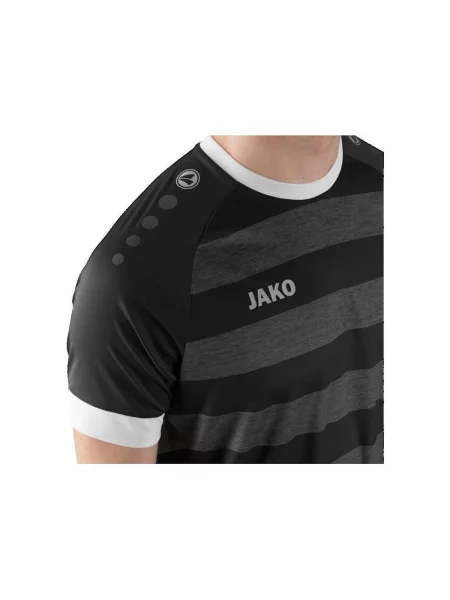 Majica Jako s melange uzorkom crna