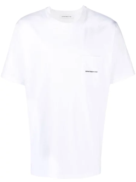 Tricou Department 5 cu imagine alb