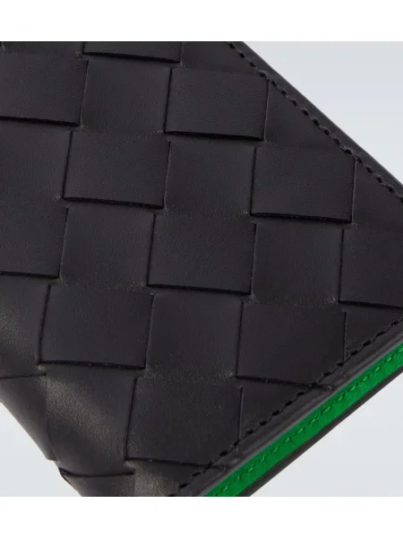Portofel Bottega Veneta din piele negru
