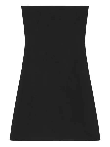 Rochie mini Courreges cu broderie de costum negru