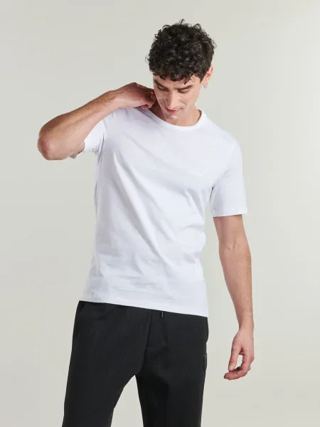 BOSS tričko TShirt RN 3P Classic biela