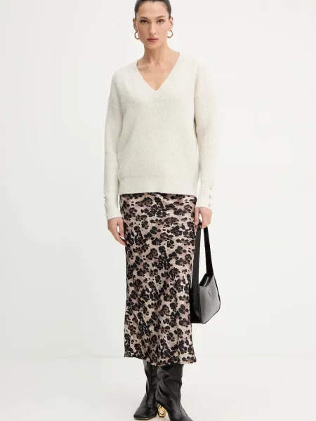 Юбка миди Morgan коричневая