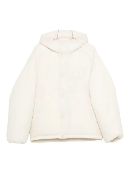 Geacă cu puf Amiri cu glugă alb