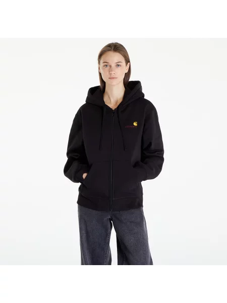 Bunda Carhartt Wip s kapucí černá