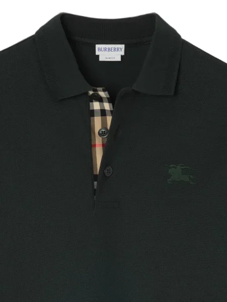 Lung tricou polo Burberry verde