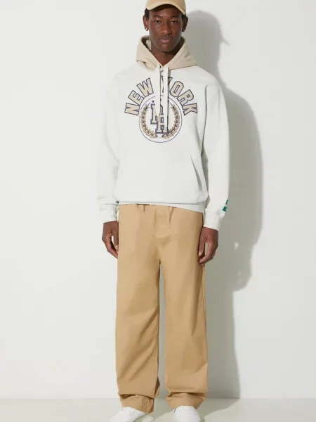 Puma bluza PUMA x RHUIGI z kapturem z aplikacją beżowy
