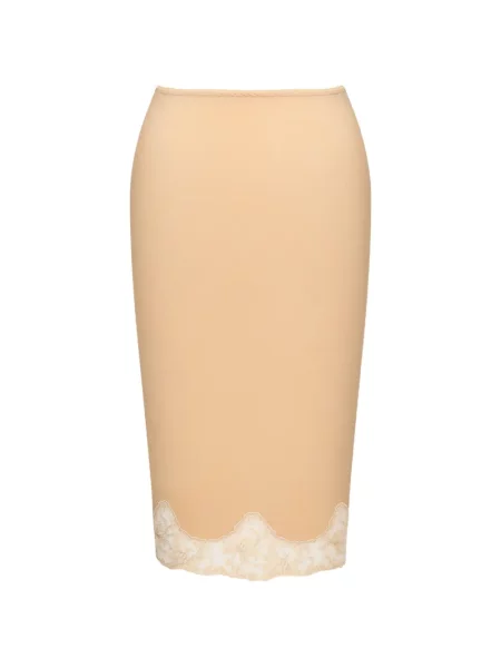 Fustă midi Saint Laurent din dantelă până la genunchi