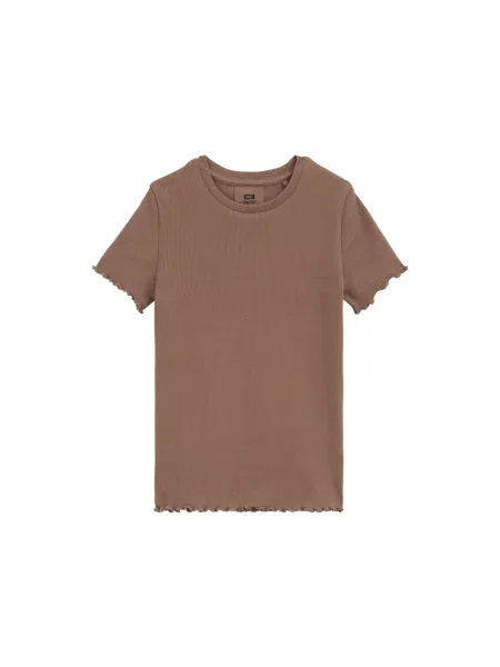 WE Fashion Tricou mokka maro