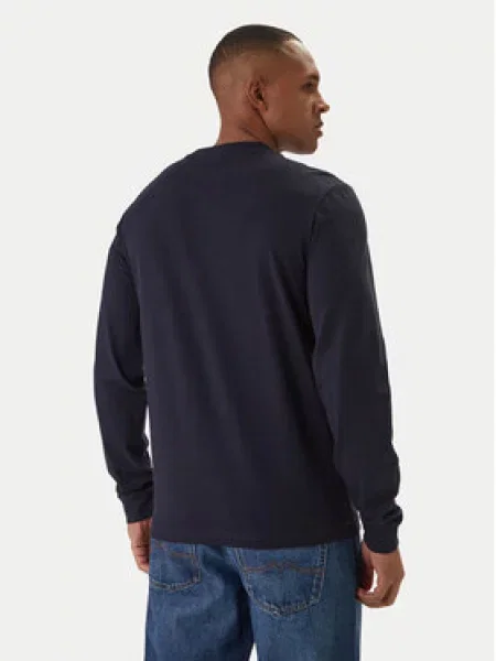 Napapijri Majica S-Box Logo Mornarsko modra