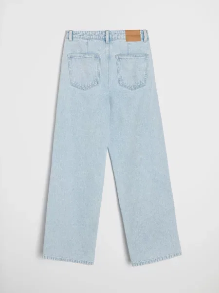 Широкі джинси синій