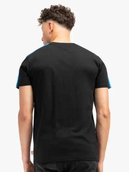 LONSDALE Tricou HENCONNER albastru negru