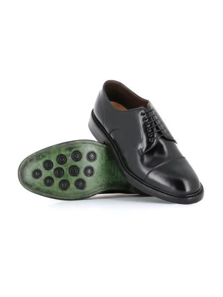 Derby Green George skórzany czarny