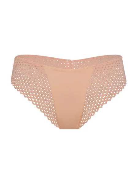 Slipy Wolford koronkowe różowe