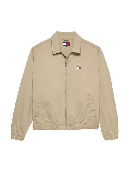 Kurtka jeansowa Tommy Jeans beżowa