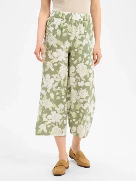 Kuloty o kroju loose fit z mieszanki S.oliver Red Label zielone