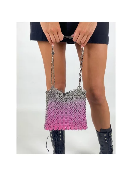 Torebka Paco Rabanne szara