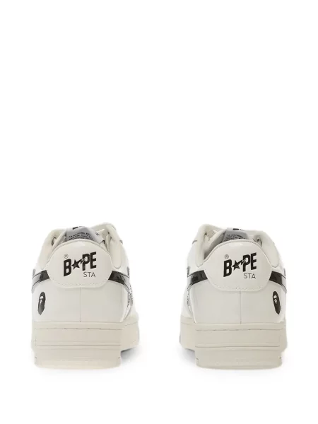 Sneakerși A Bathing Ape® din piele alb