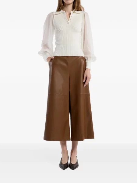 Pantaloni Christy Lynn maro