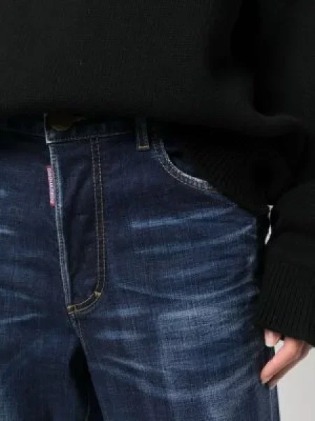 Straight fit džíny Dsquared2 modré