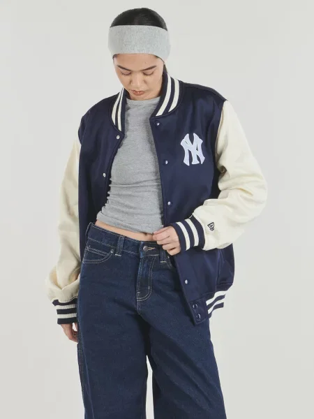 Bomber bunda New Era modrá