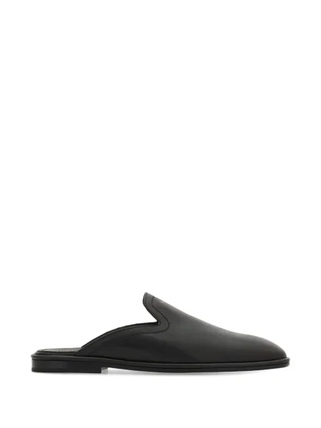 Papuci tip mules Ferragamo negru
