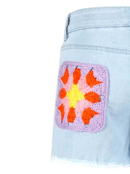 Szorty jeansowe dziecięce Stella Mccartney niebieskie