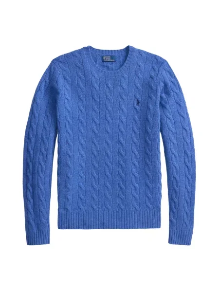 Sweter Polo Ralph Lauren z długim rękawem niebieski
