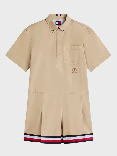 Джинсовое платье Tommy Jeans бежевое