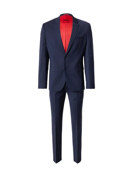 HUGO Costum închis albastru