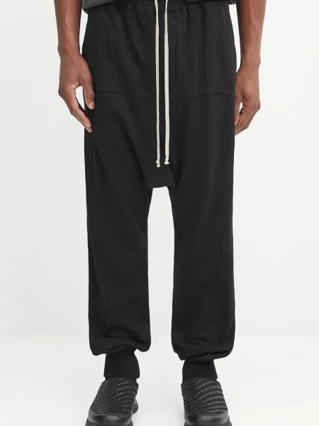 Rick Owens DRKSHDW pantaloni de trening din Prisoner Drawstring uni negru