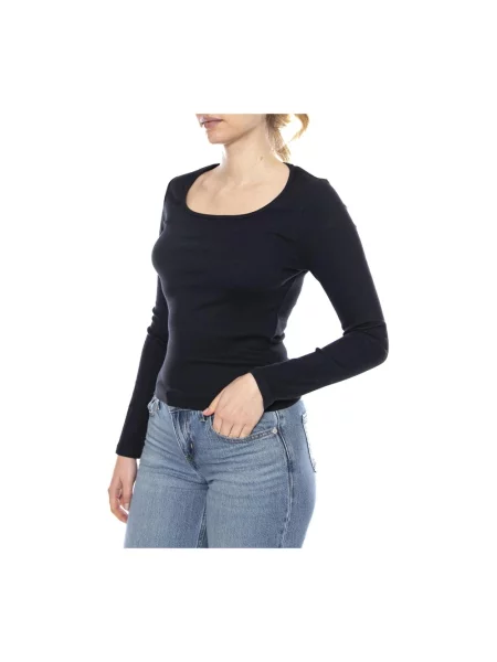 Długi top Levi's z długim rękawem czarny