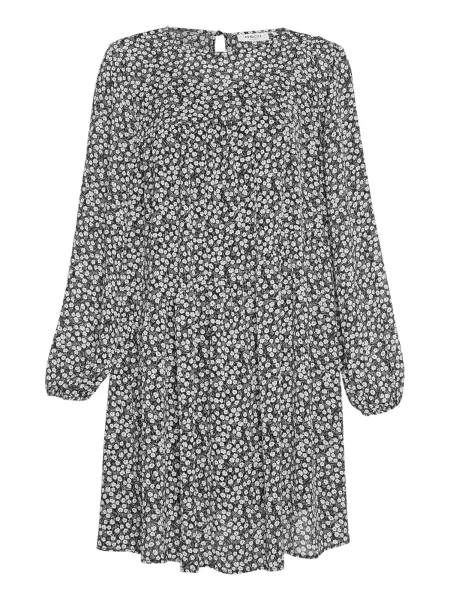 MSCH COPENHAGEN Rochie verde / negru alb