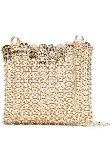 Kabelka Paco Rabanne zlatá