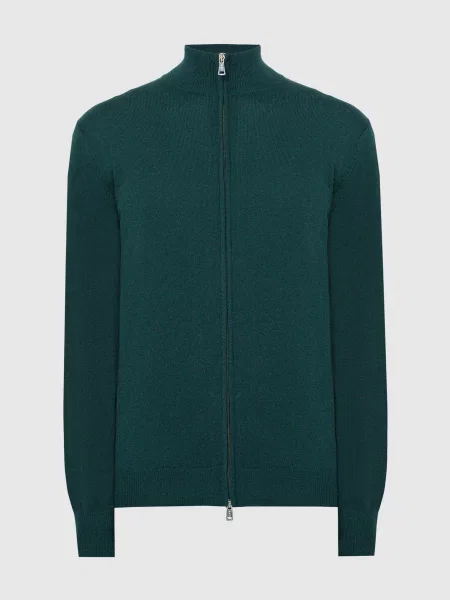 Кардиган з кашеміру Cashmere&whiskey зелений