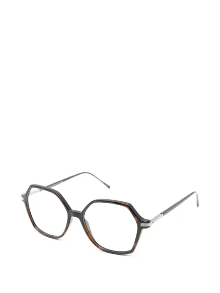Ochelari de soare S2s cu imprimeu geometric maro