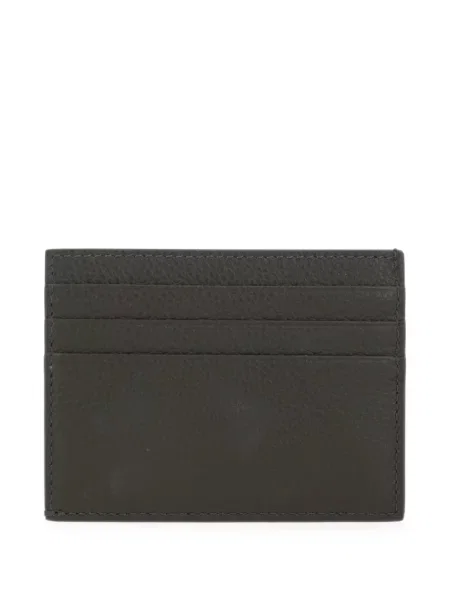Portofel Thom Browne din piele gri