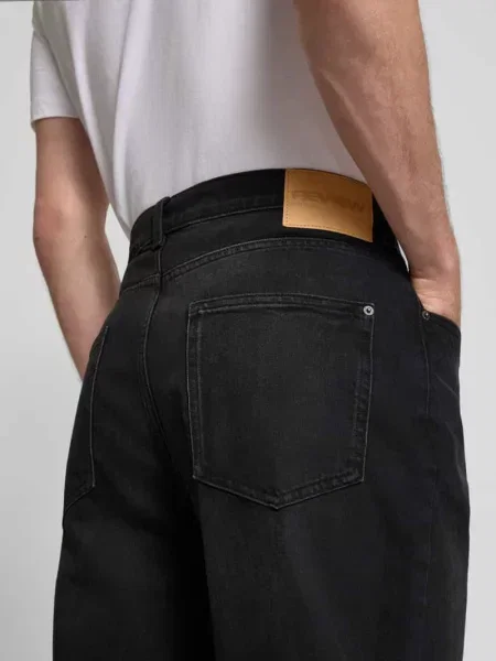Jeansy o kroju baggy w fasonie z 5 Review czarne