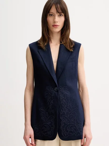 Kamizelka Twinset niebieska