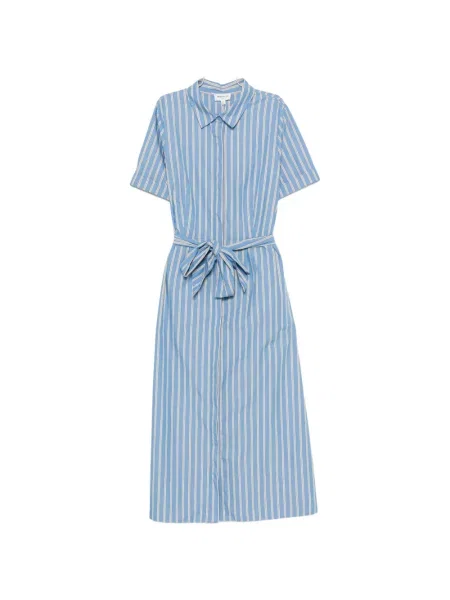 Cu centură rochie midi Maison123 albastru