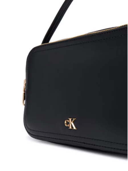 Calvin Klein Torbica Ck Hardware Camera Bag crna
