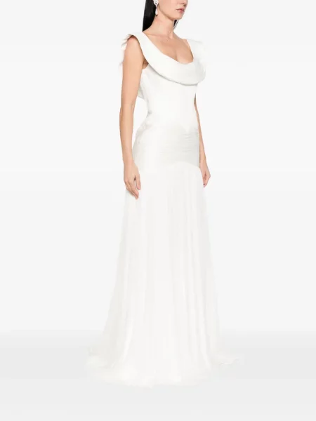 Maxi rochie maxi M.marquise drapată de costum