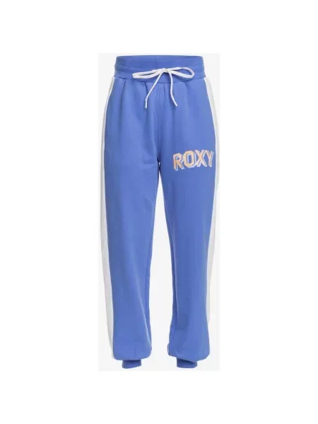 Spodnie Roxy Logo Comfy liliowo-niebieskie XS niebieskie